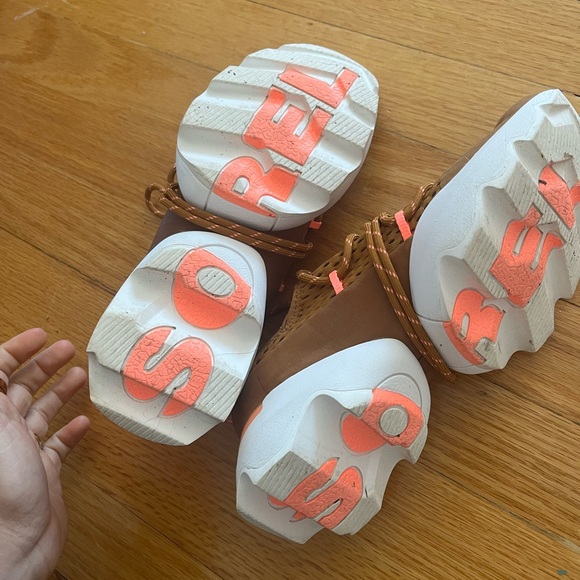 Sorel Mesh Athletic Sneakers with Coral Accents - Picture 5 of 5